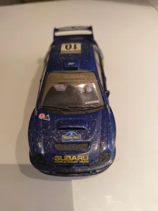 2 Coches Scalextric Rally Efecto Tierra