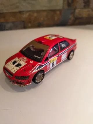 2 Coches Scalextric Rally Efecto Tierra