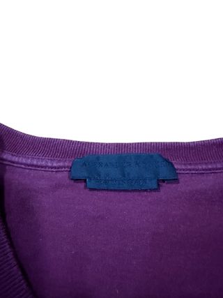 T-Shirt Alexander McQueen Crystal Skull Rossa