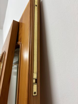 Puertas de madera con cristal de 203x72
