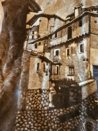 Pirograbado sobre piel curtida