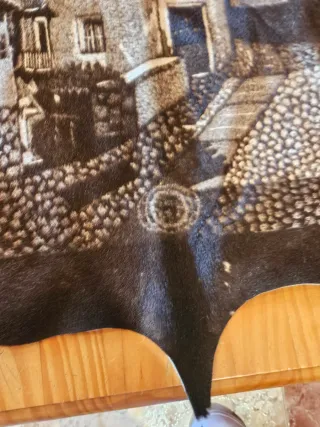 Pirograbado sobre piel curtida