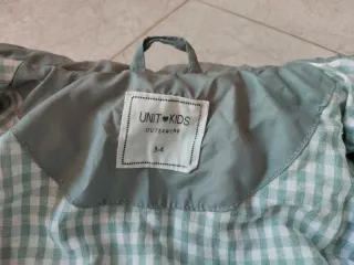 Chaqueta acolchada verde claro T. 3-4