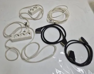 Lote regletas y cables alargadores