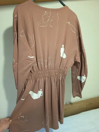 Vestido Zara estampado figuras