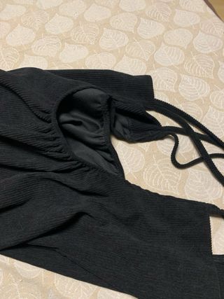 Peto de pantalón negro