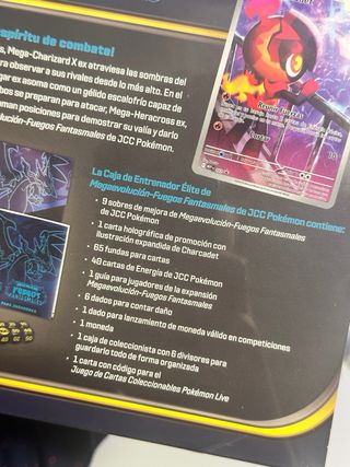 ETB Fuegos Fantasmales Caja Entrenador Pokémon