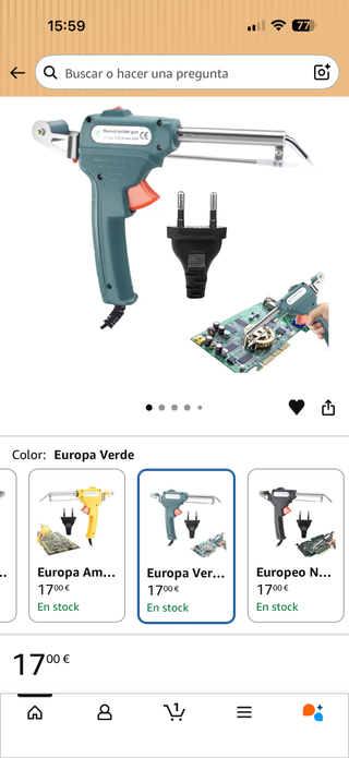 Kit Soldador Eléctrico Ajustable Nuevo