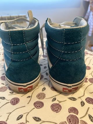 Zapatillas Vans Altas Color Teal