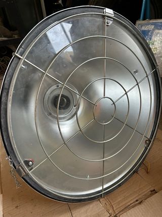 Lampada industriale metallo vintage.