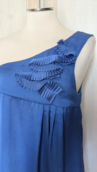 Liu Jo Blusa Monospalla Bluette Taglia 44 italiana