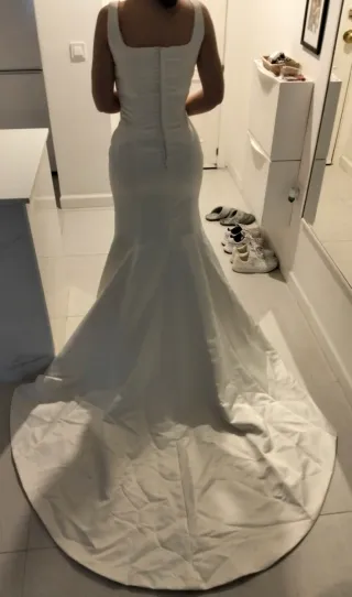 Vestido de Novia Corte Sirena satén