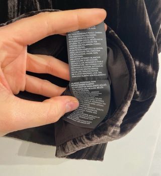 Top marrón terciopelo