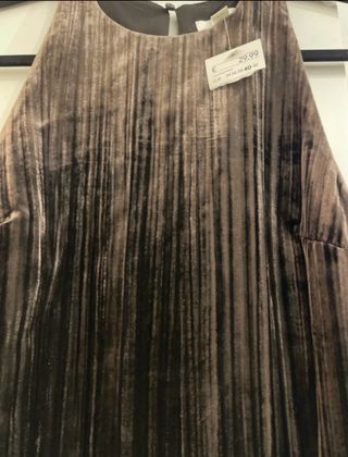 Top marrón terciopelo