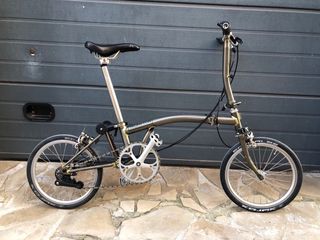 Bicicleta Brompton M2L Raw Lacquer Plegable