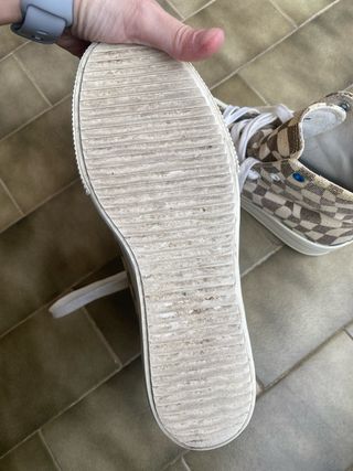 Zapatillas urbanas de lona a cuadros