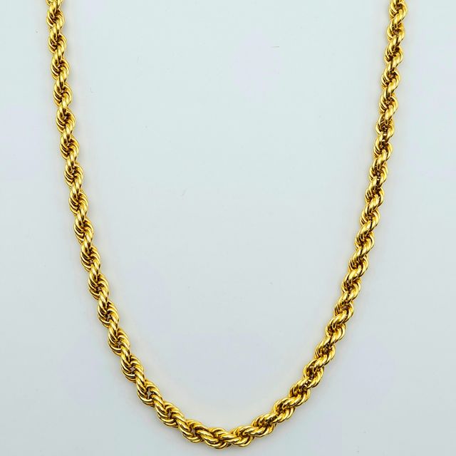 Cadena de Oro 18K Cordon Salomonico, 23,20gr, 70cm