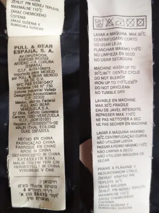 Chaleco Negro XDYE Talla XS