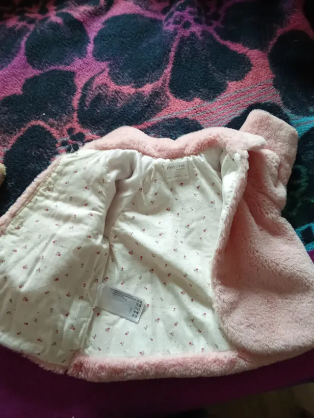 Abrigo pelo Mayoral niña 12 meses