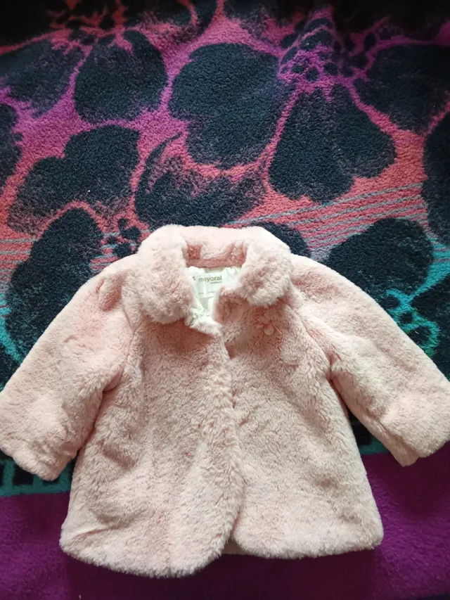 Abrigo pelo Mayoral niña 12 meses