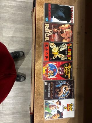Lote 7 Películas VHS Acción y Animación