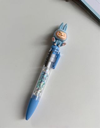 Penna Labubu blu azzurro cancelleria scuola regalo