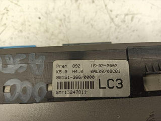 MANDO CLIMATIZADOR OPEL ASTRA H BERLINA Z17DTH 13