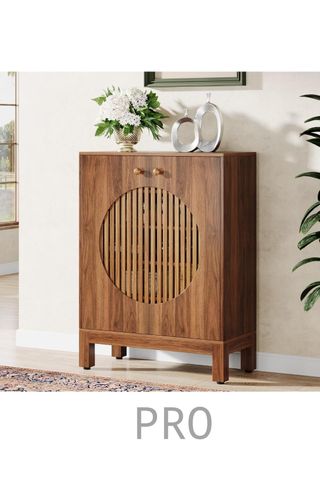 tipo bufé con puertas redondas con persianas Tribesigns