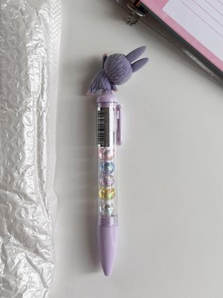 Penna Labubu lilla viola cancelleria bambini new