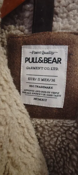 Cazadora Pull&Bear forrada borreguito