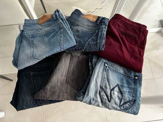 Lote 6 Pantalones Vaqueros Hombre Talla 42