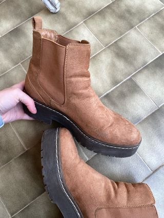Botas marrones de plataforma