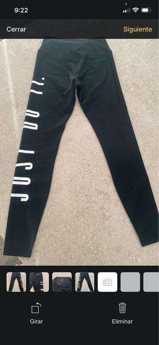 Mallas Nike Mujer Negras JUST DO IT