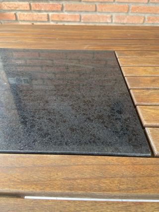 Mesa de teca para exterior/interior