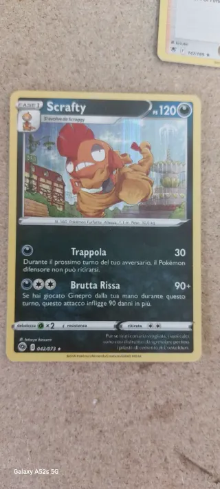 Carte Pokemon Perula, Scrafty, Zygarde