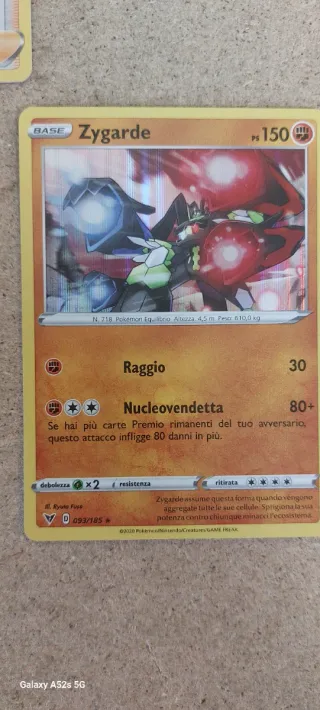 Carte Pokemon Perula, Scrafty, Zygarde