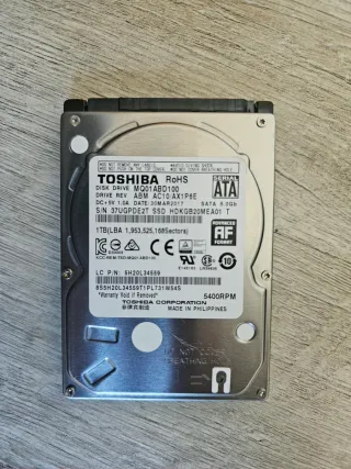 Disco Duro Toshiba 1TB 2.5 SATA