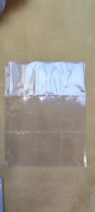 30 Fundas para cartas coleccionables 9 bolsillos