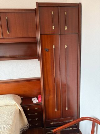 Dormitorio completo madera
