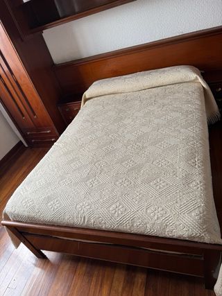 Dormitorio completo madera