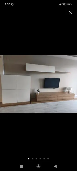 Mueble TV madera salón