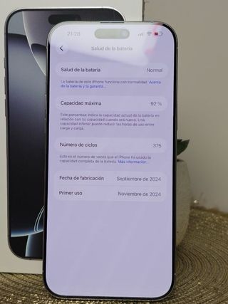 iPhone 16 Pro Max 256GB - EXCELENTE