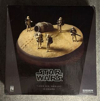 STAR WARS “look sir, droids” Diorama Sideshow 1250