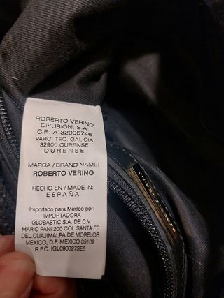 Bolso de Roberto Verino en piel a estrenar Tote