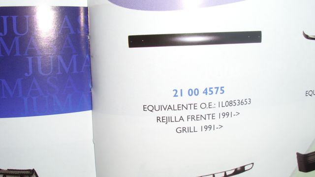 Rejilla S-Toledo Nueva TO-5