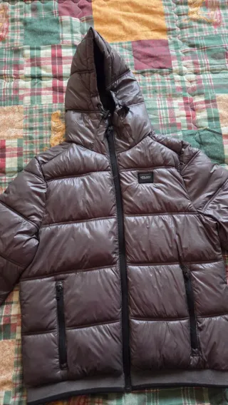 Piumino/bomber bambino grigio 13/14 anni