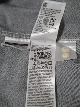 Camisa Levi's Talla M Gris