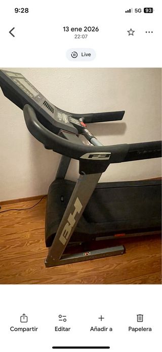 Cinta de correr BH Fitness