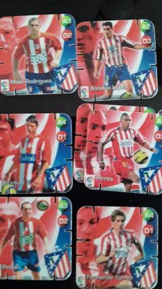 8 Tazos Grefusa Atlético de Madrid