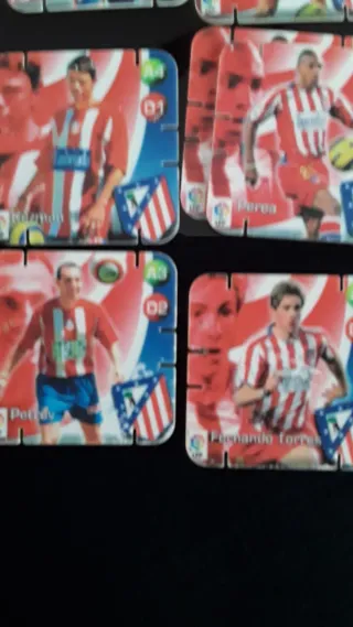 8 Tazos Grefusa Atlético de Madrid